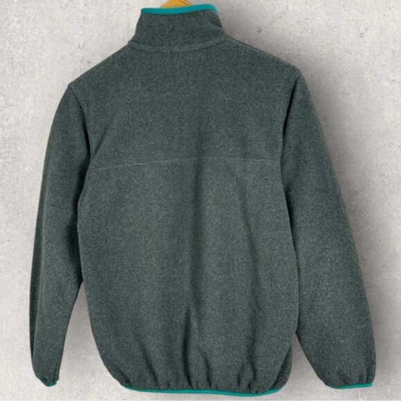 Patagonia T-Snap Synchilla Fleece Grey Blue Size XS Womens Hiking Sweater Top - Picture 3 of 14